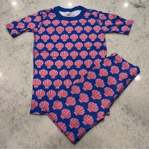Hanna Andersson Seashell Pajama Set - Size 14-16